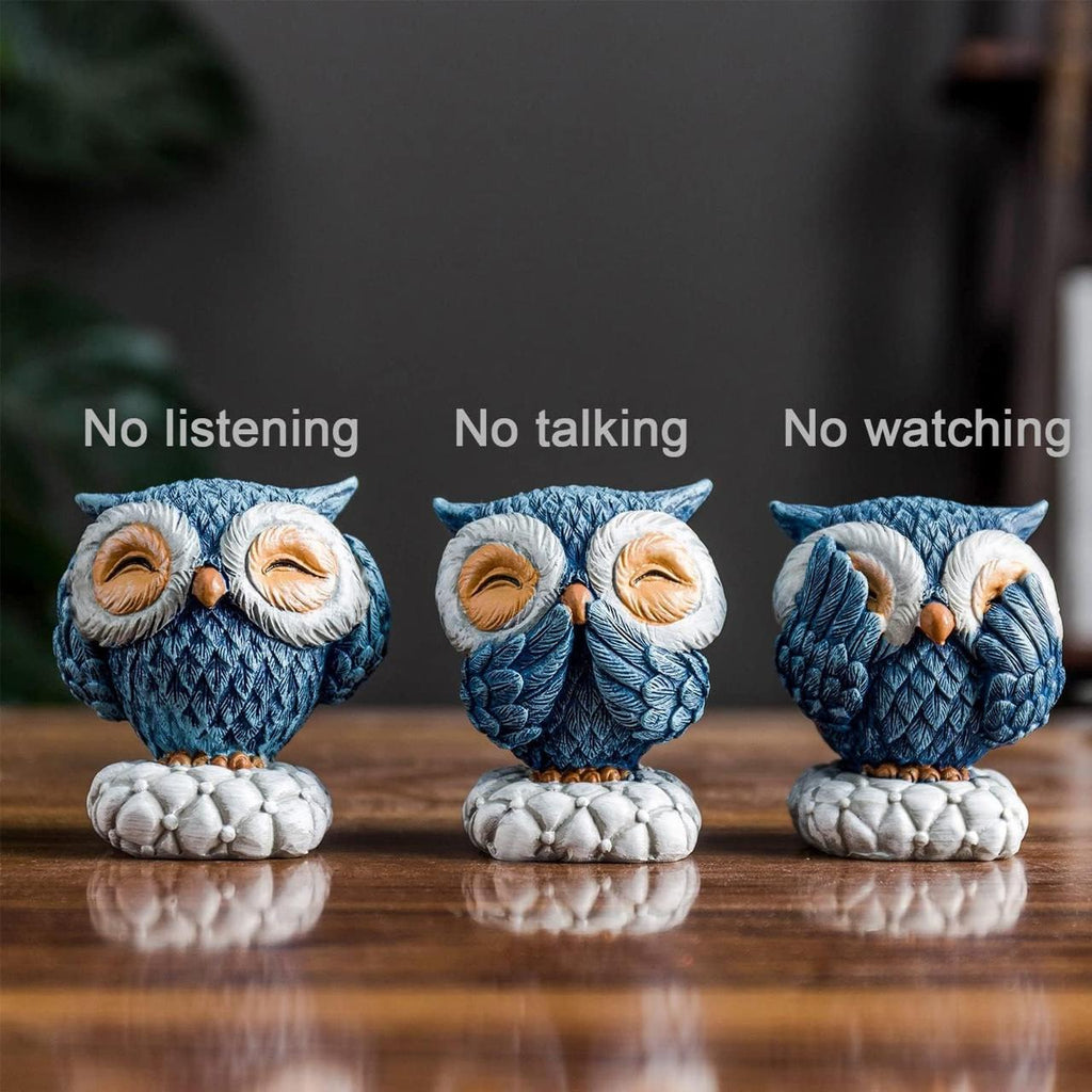 Happy Hooty Owls – Cute Owl Trio Set