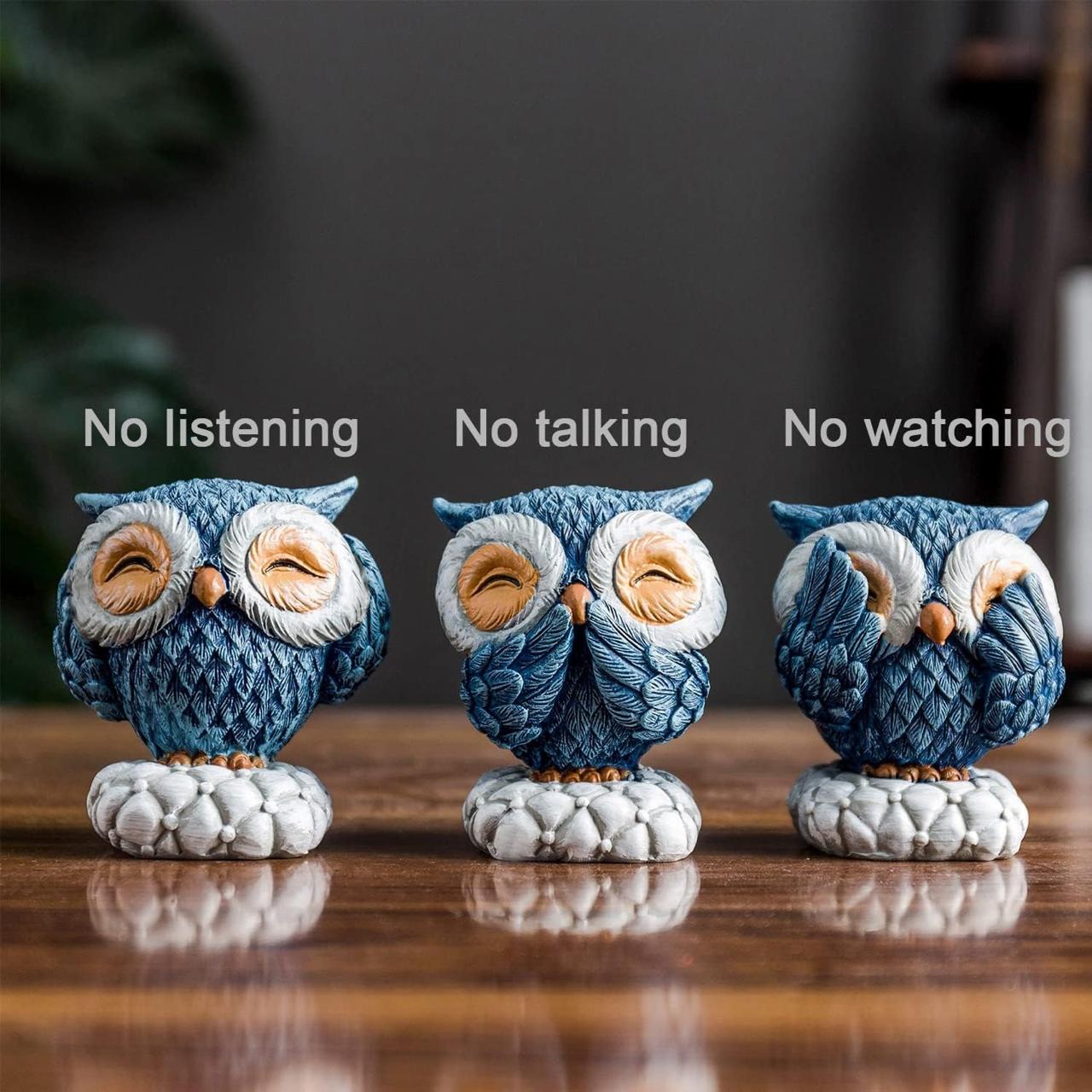 Happy Hooty Owls – Cute Owl Trio Set