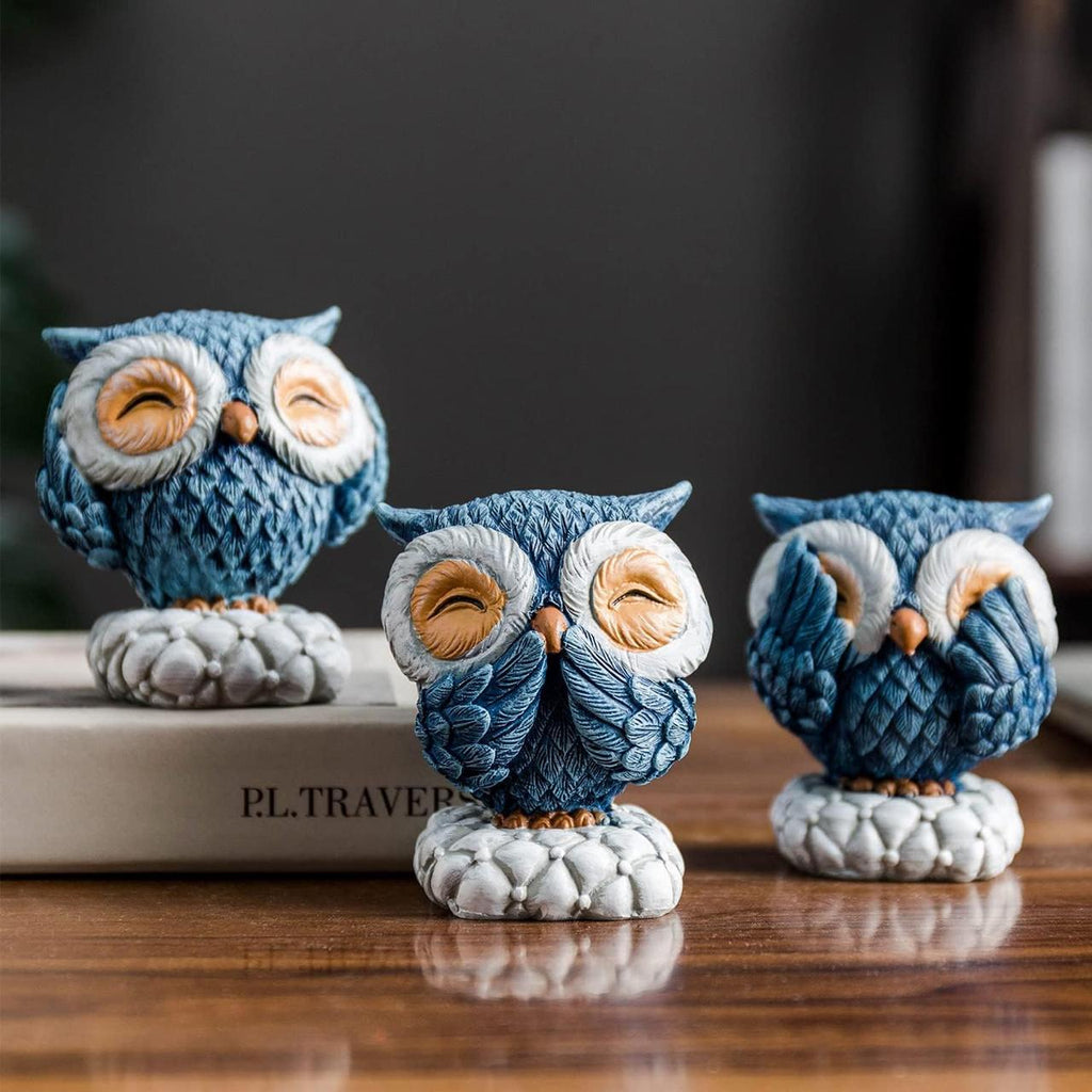 Happy Hooty Owls – Cute Owl Trio Set